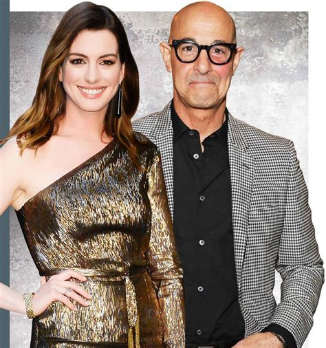 anne hathaway and stanley tucci.